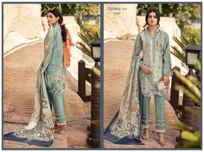Agha Noor Jainee 1 Luxury Casual Wear Lawn Karachi Cotton Designer Collection